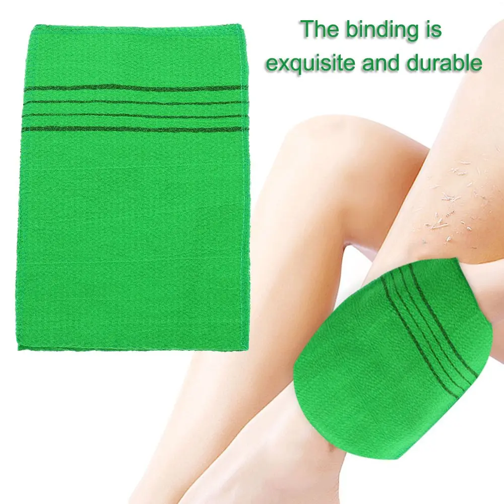 Durable Extreme Comfort Body Rub Viscose Fiber Cleaner Bath Glove Washcloth Shower Scrubber Exfoliating Bath Towel