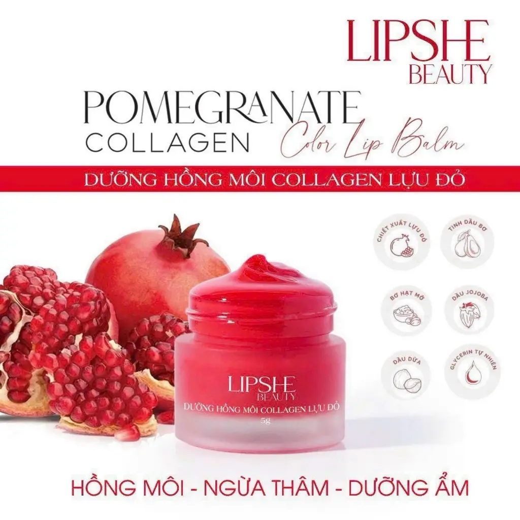 [ Son Tặng Cọ ] Son mỗi Lipshe hỗ trợ làm mềm mịn môi dưỡng ẩm . hỗ trợ hồng môi .