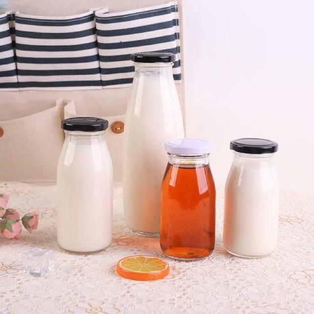Chai Thủy Tinh Đựng Sữa Nắp Thiêc Đủ Kích Cỡ - Duonghieu6789 7