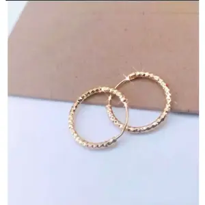 ANTING MEWAH ANTING GIFSI GOLD TITANIUM ASLI ACC Earrings emas 24k