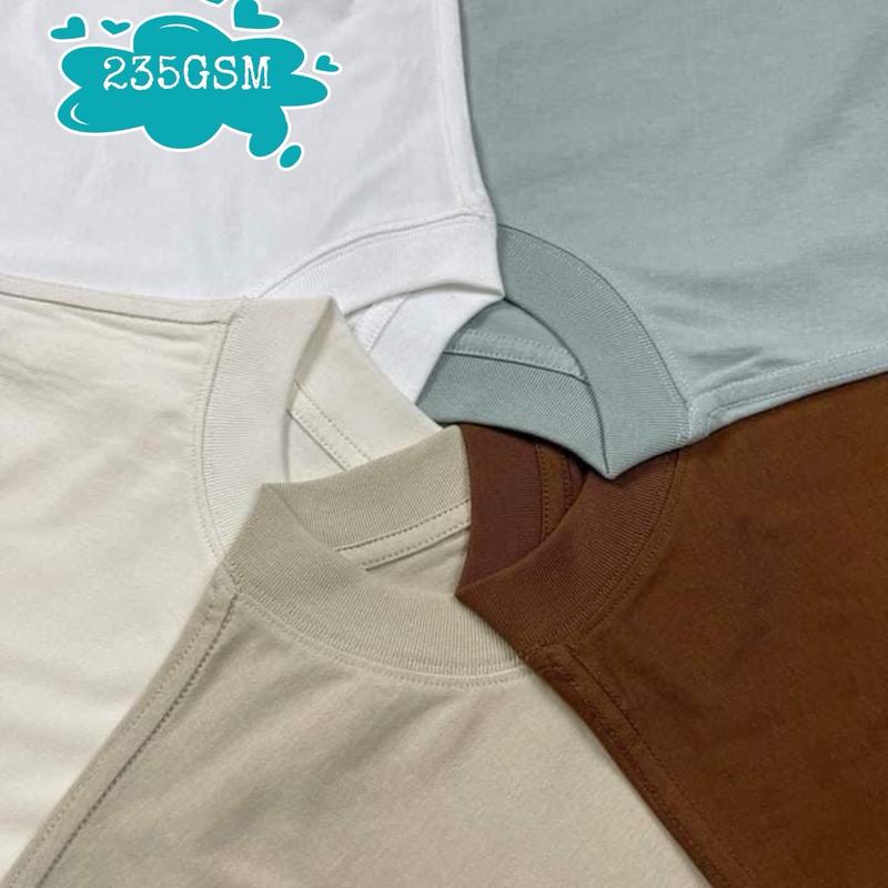 [MUA 2 TẶNG 1] Áo thun trơn Kirk.L-A-N-D Unisex Oversize [Nam,Nữ] - Áo phông cổ tròn 2
