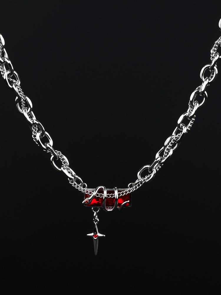 Product Introduction of Fashionable and personalized collarbone chain for men and women, couple necklace, birthday gift, titanium metal chain, fashionable and cool men's versatile butterfly  necklace  habib pendant  butterfly tyla  necklace 22