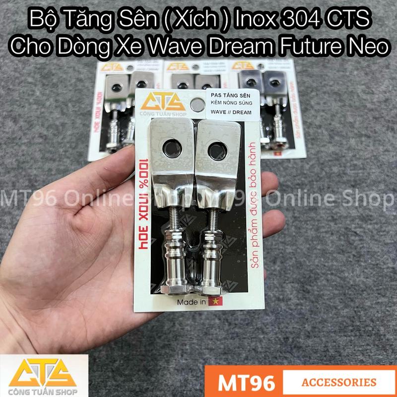  Bộ Pát Tăng Sên Salaya Inox CTS Cho Honda Wave Dream Future Neo 