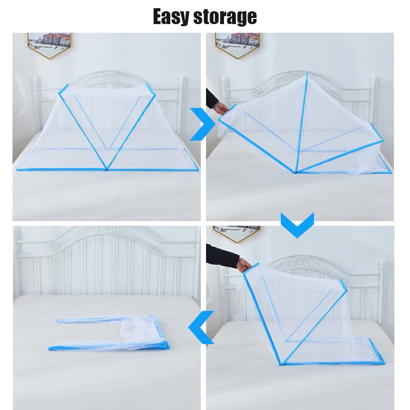 Product Introduction of 2024 Children Baby Mosquito Net for Bed Portable Foldable Newborn Travel Tent Free Installation Portable Baby Crib for Home 14