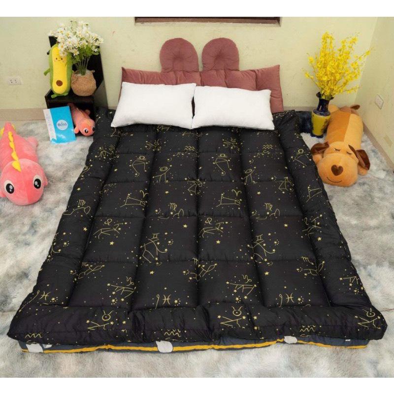 Nệm Topper Cotton Hàn Quốc Khách Sạn Dày 5cm - Nhiều Mẫu