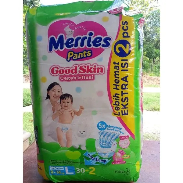 1 ball merries pants dengan isi extra 2 S40+2/NB-S / M34+2 / L30+2