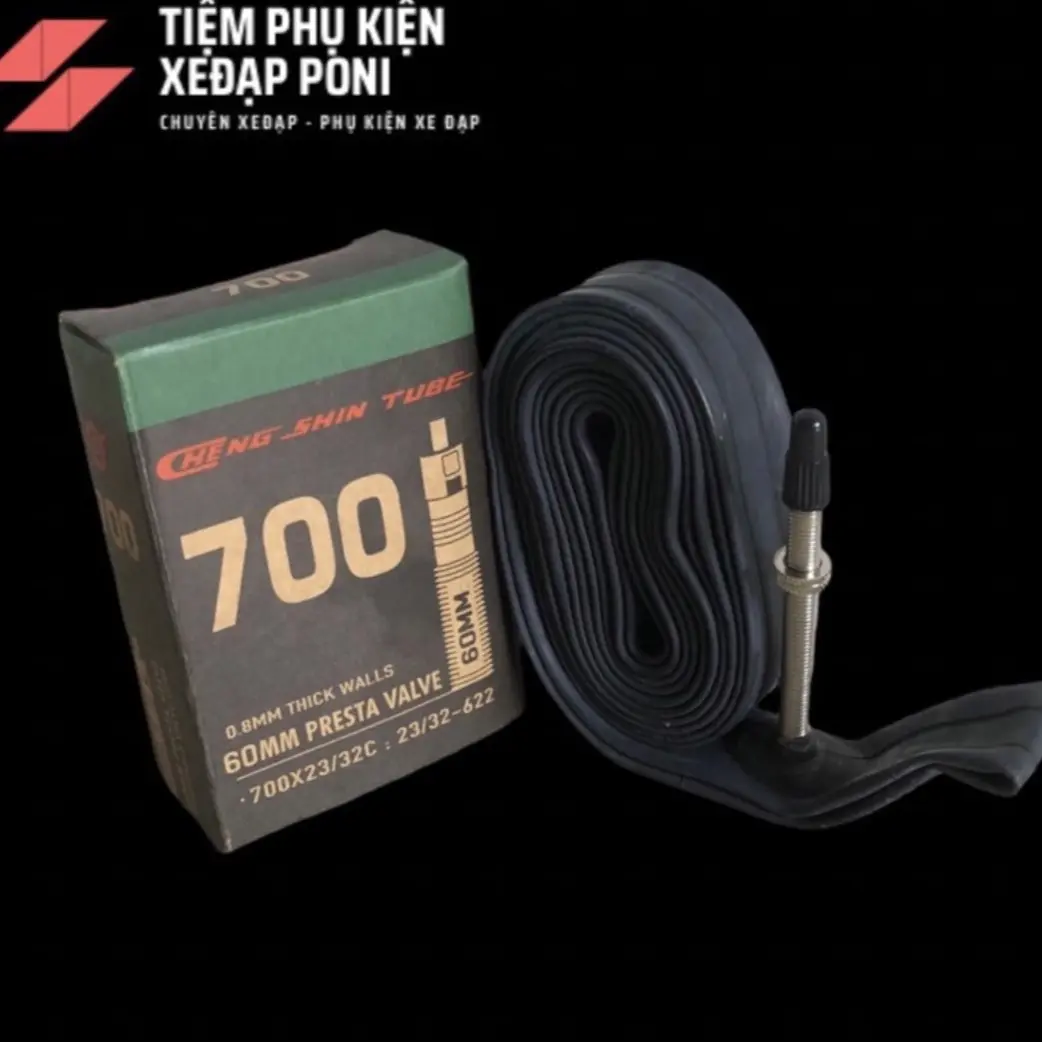 Ruột/Săm xe đạp ChengShin 700x23/32C Van nhỏ FV 60mm Gắn Xe Đạp Đạp Xe Đạp Sport Nam