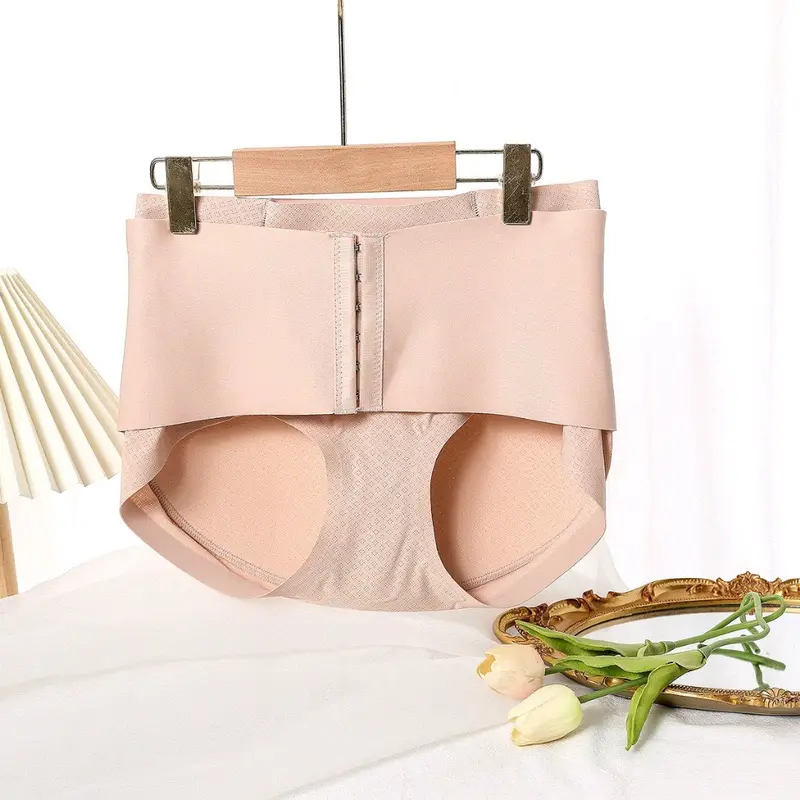 Quần Độn Mông kèm Nịt Bụng Cài Trước Đáy Cotton Mềm Kháng Khuẩn Hàng Đẹp Nữ Kim Tuyến Đen ÁO Voi 8