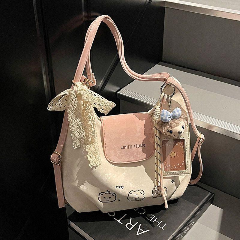 Túi Nữ Thỏ Amy, Thời Trang Mới, Đeo Một Bên Vai, Dung Lượng Lớn, Túi Tote, Dễ Phối Đồ, Thích Hợp Đi Lại, Ba Lô Độc Đáo, Được Thu Thập Bởi 1216 Người, Năm 2025 0