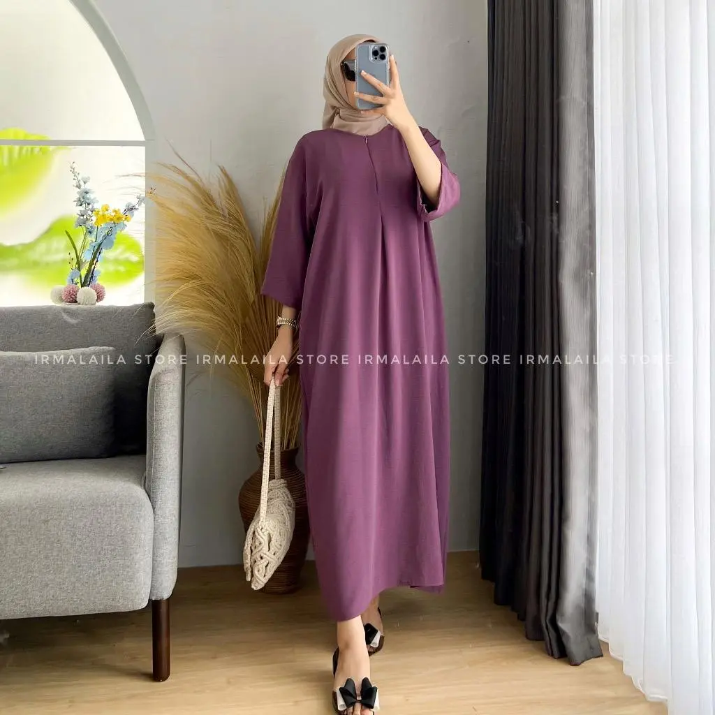 DASTER GAMIS CRINGKLE AIRFLOW DASTER TENGAN 3/4 BUSUI