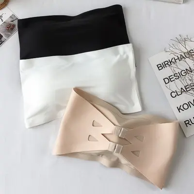 Áo Bra Không Dây Mút Mỏng, Bra Nữ Cài Sau Chất Su Mát Mịn, Áo Ngực Không Dây Cup Ngang Savill B8883