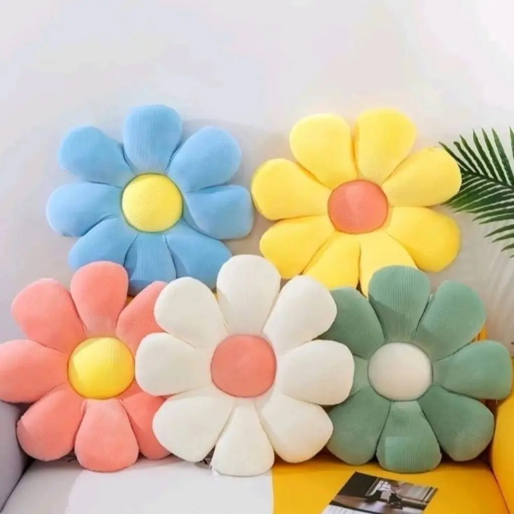 ngasoh.id Bantal Bunga Mainan Bantal Sofa Boneka Tanaman Bantal Alas Duduk Hadiah Kado Dekorasi Ruang Tamu