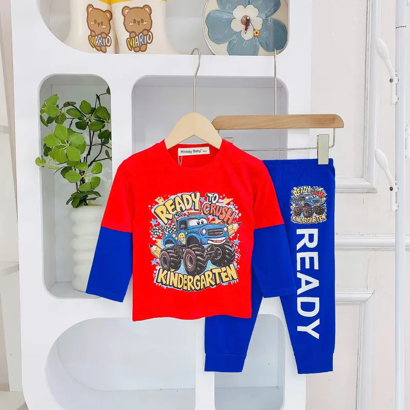 [Shin Kids] Dưới 1m15 (8-24kg) Dài Tay Chất Thun Lạnh In Nhân Vật Hoạt Hình Siêu Xinh Dành Cho Bé.Đồ Ngủ Bé Trai, Đồ Ngủ Bé Gái, Đồ Dài Cho Bé 5