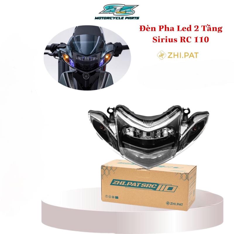 Đèn pha LED 2 tầng zhi.pat SRC110 xe SIRIUS RC ( xăng cơ )