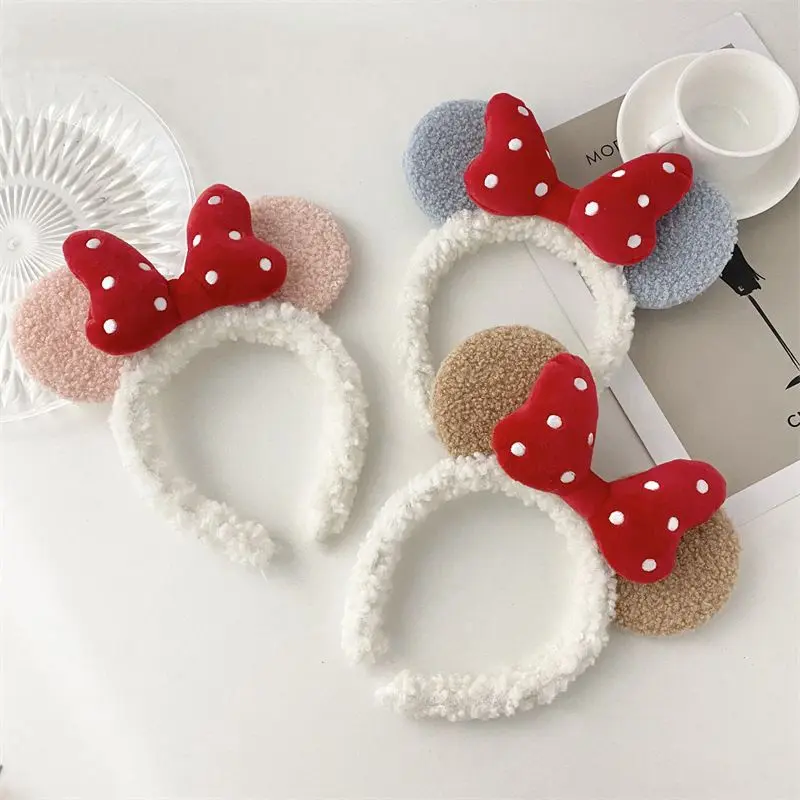 BD055 BANDO BULU MOTIF PITA  MINNIE MOUSE LUCU BANDO FASHION LUCU 5
