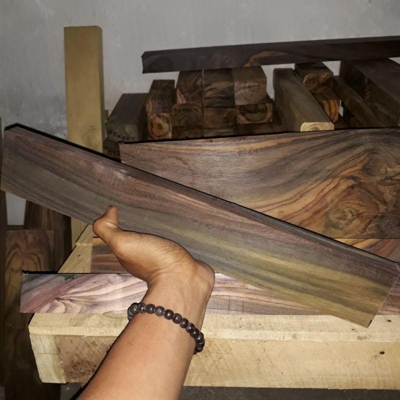 kayu sonokeling solid full galih  1x6x35 bisa custom size 1