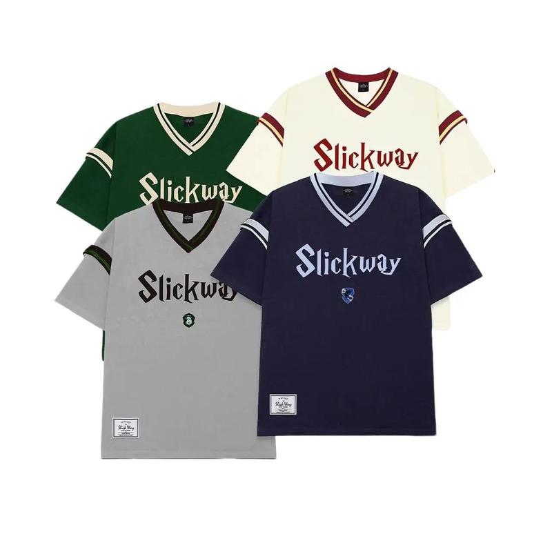 Áo Thun Cổ Tim Oversize Harry Guys Cotton 100% - Local Brand THE SLICK WAY UNISEX