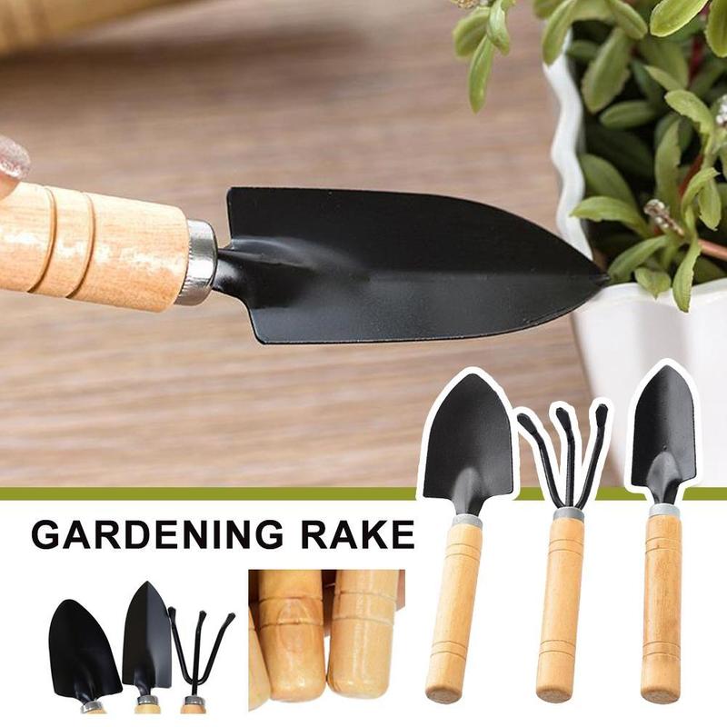 Product Introduction of 【Lowest Price】Garden Tools Three-piece Garden Rake For Planting Vegetables And Flowers Meaty Q9V3 28