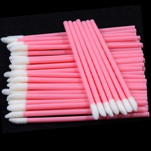 50pcs Brocha desechable para labios, Aplicador de brillo de labios, Herramientas profesionales de maquillaje para mujeres