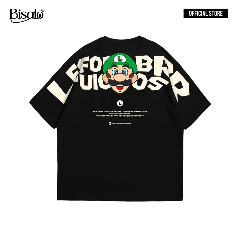 T-shirt Kaos Pria Wanita lengan pendek motif "LUI G" Combed Printing Digital Soft Distro Oblong Baju Keren bajudistro 5
