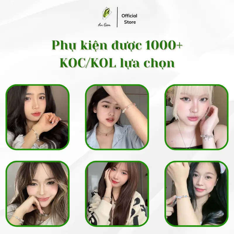 Vòng tay An gem đá năng lượng Aquamarine mix Trắng full charm, lắc tay đá tự nhiên phong thuỷ phụ kiện đeo tay nữ quà tặng sinh nhật giáng sinh Noel Tết Valentine [TẶNG CHỈ ĐỎ] 1