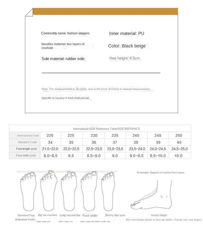 Product Introduction of New 2024 New Internet Celebrity Versatile Semi Slippers Shoes Mid Heel Toe Box Half Slippers Women's Summer Outdoor Fashion Muller Shoes Sandals 3