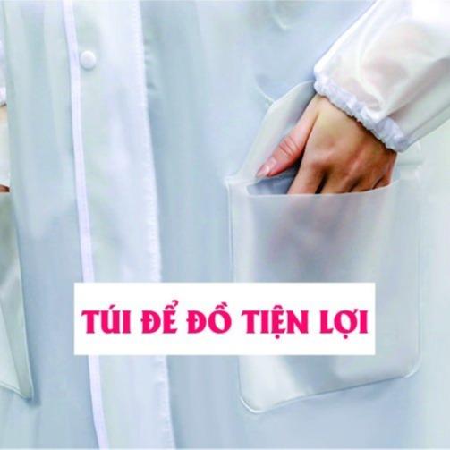 Áo Mưa Thời Trang Trong Suốt Có Kính AH56 7