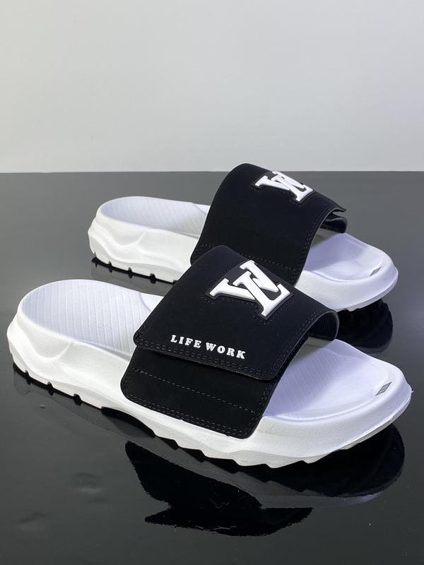 Dép Lifewor đế eva cao 4cm quai ngang dán xé LW unisex dép lê Slipper nam nữ