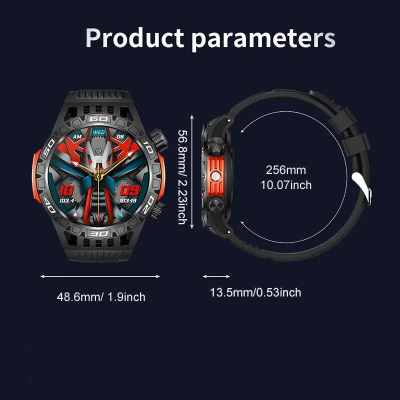 Multifunctional Smart Watch, Fashion Digital Watch with Wireless Call/Dial, Multi-sport Mode Sports Watch for Women & Men 1