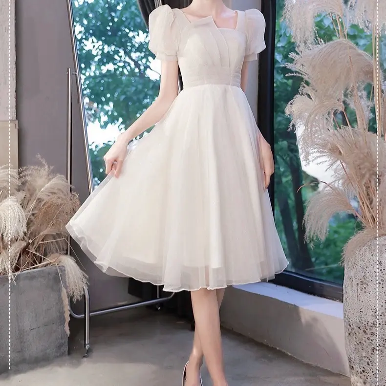Váy xoè công chúa! Chụp ảnh, đi tiệc cực xinh Nữ Women Nữ Women Dress Voan