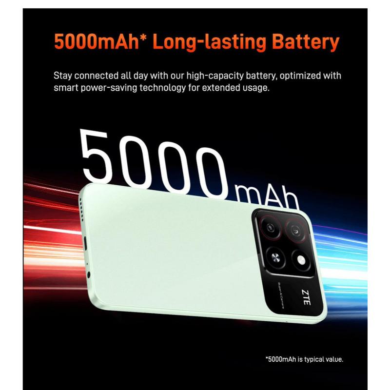 Điện thoại ZTE Blade A35 4GB/64GB I 5000Mah I 6.75" HD+ 90Hz - Chính hãng 1