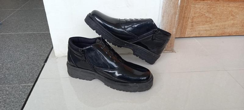 Product Introduction of sepatu PDH pria Hitam Kilap Tanpa Semir Security Polisi Taruna Satpam Satpol Dinas Kerja Murah Berkualitas boots Shoes boots Shoes sepatu boots ringan rapi sepatu formal 5