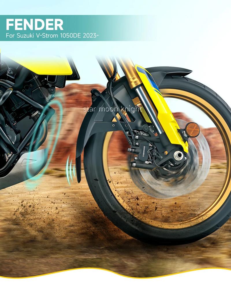 Product Introduction of Motorcycle Accessories For Suzuki V-Strom 1050 DE 1050DE 2023 2024 Front Fender Mudguard Extender Mudguard 3