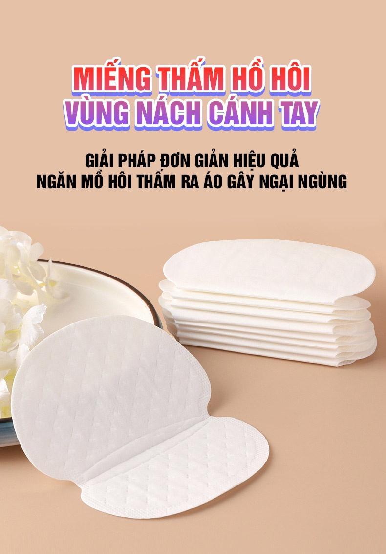 Product Introduction of 1 Gói 10 Miếng Dán Thấm Hút Mồ Hôi Nách Siêu Mỏng 2508 - PARISA 28