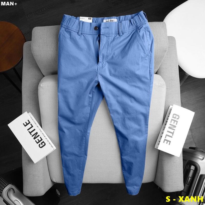 Quần kaki nam ống côn lưng thun co giãn Pants  Menswear Ong