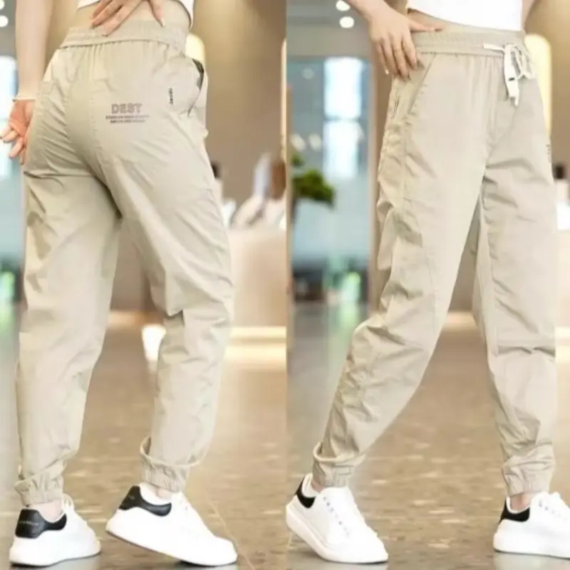 Quần Kaki Thể Thao Dáng Jogger Rộng Cho Nam Nữ - Phong Cách Đường Phố Thời Trang Xuân Thu Đông - Sport, Tập Gym 2