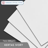 Gambar Margono Kertas Ivory Super Tebal 300 / 350 / 400 gsm A4 / F4 - 50 lembar - 300 gsm - A4 dari Margonopaper Kota Semarang 3 Tokopedia