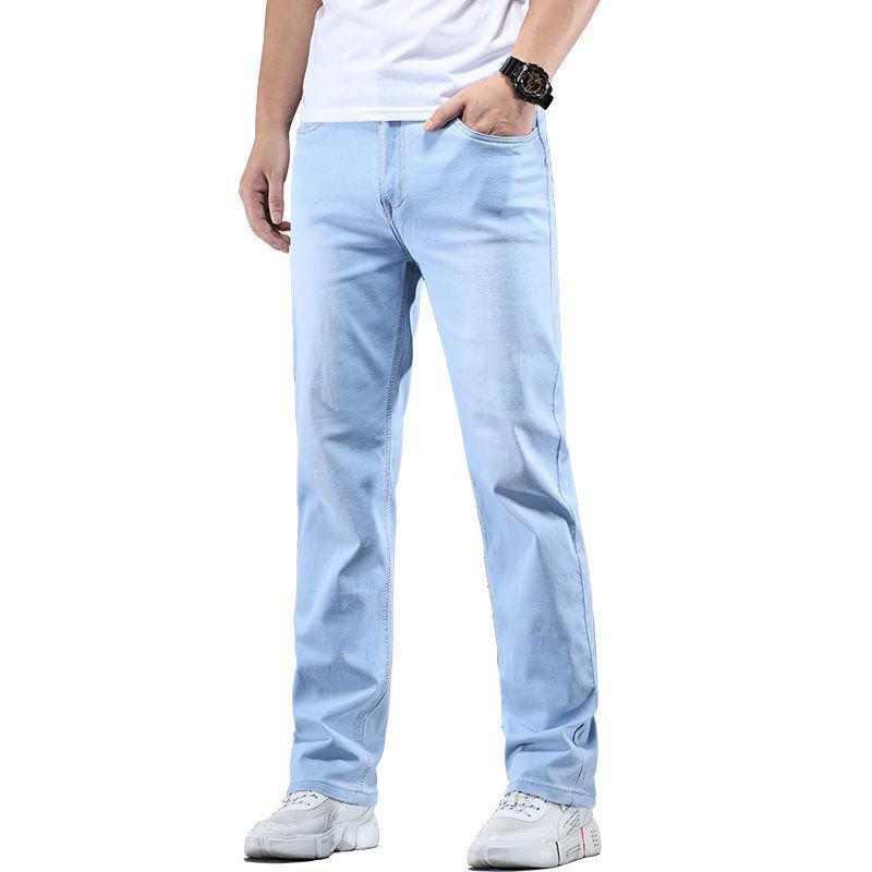 Product Introduction of Quần Dài Nam, Bộ Sưu Tập Mùa Xuân Và Mùa Thu, Quần Bò, Kiểu Thẳng Và Rộng Rãi, Quần Thường Ngày Ống Rộng, Quần Dài, Dày Và Rộng Rãi, Thích Hợp Cho Năm 2024 10