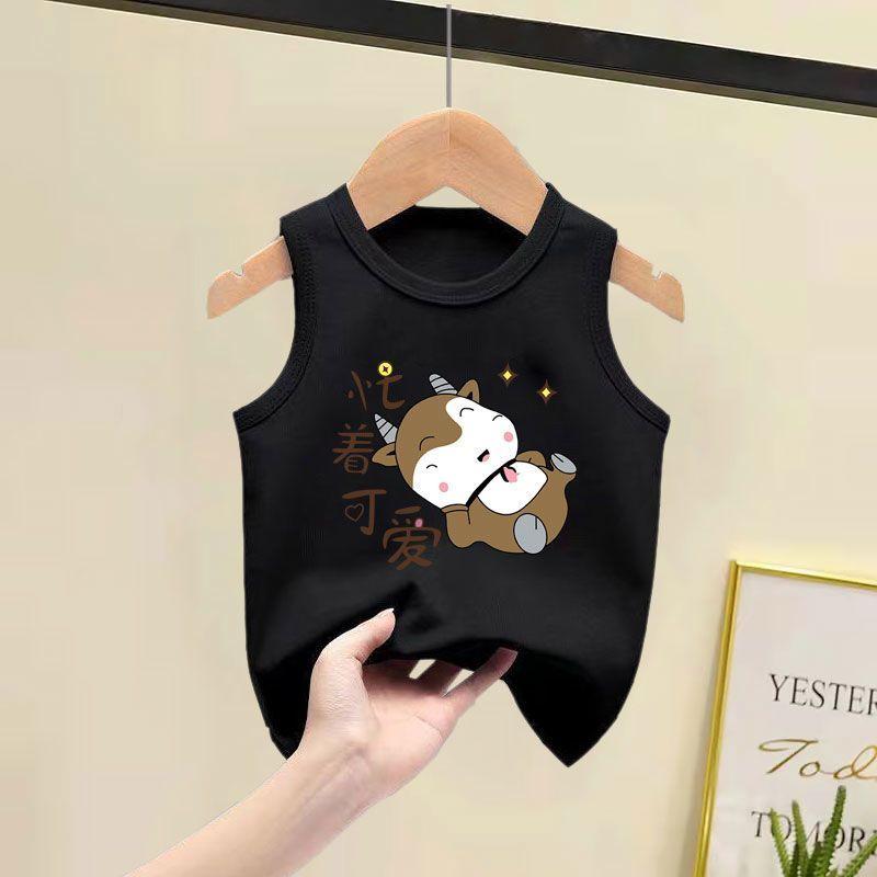 Áo Vest Bông 100%, Cho Trẻ Em, Phong Cách Phương Tây, Không Tay, Mỏng, Thích Hợp Cho Bé Trai Và Bé Gái, Áo Cho Em Bé, Thời Trang, Quần Áo Mùa Hè, Hàng Mới Về, 2025 7