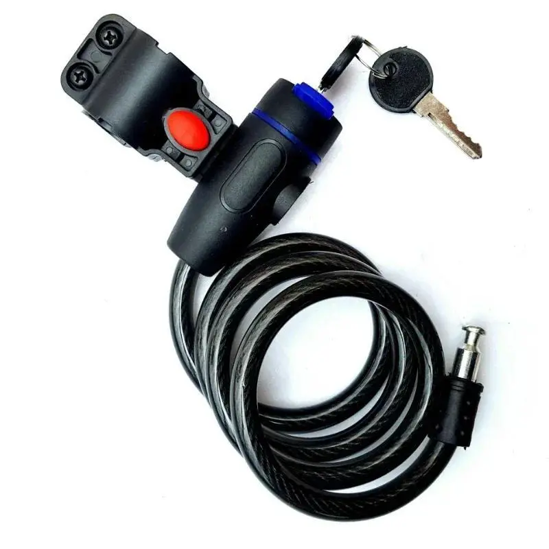 Universal Anti-Theft Bicycle Lock Stainless Steel Cable for Castle Motorcycle MTB Bike Security Lock with 2 Key
