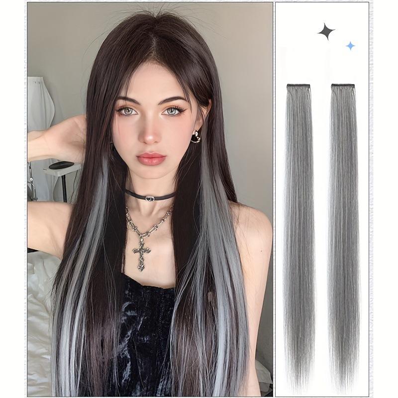 Color Wig Set Long Straight Hair Wig Set First Hair Stable 1