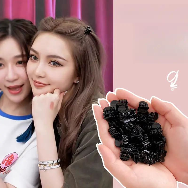 Dụng Cụ Làm Tóc Kẹp, Cỡ Nhỏ Kẹp Tóc Bên Hông, Kẹp Tóc Bên Hông Tóc Công Chúa, Kẹp Lấy Tóc Nhỏ Thích Hợp Cho Tóc Mái, Kẹp Tóc Đen Con, Phụ Kiện Tóc Cho Phụ Nữ
