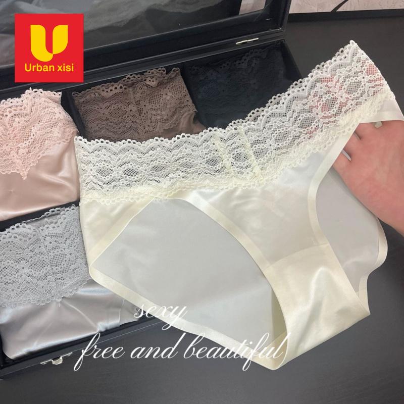 Quần Lót Ren Quần Sịp Không Đường May Dễ Thương Và Gợi Cảm Thoải Mái Và Thoáng Khí Thân Thiện Với Làn Da Đáy Quần Bằng Cotton Nguyên Chất Dành Cho Nữ 
