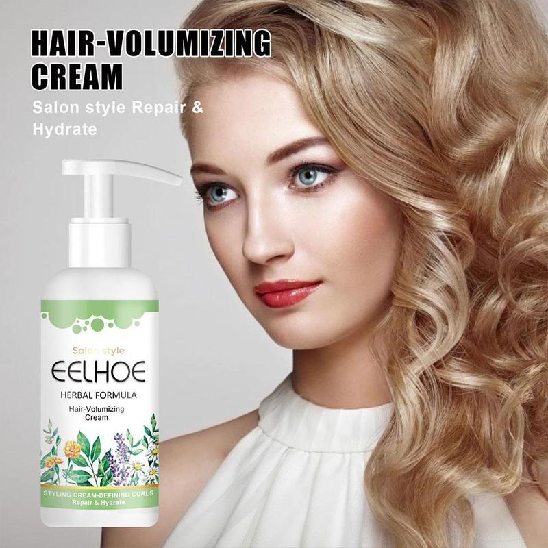 Product Introduction of Curly Hair Volumizing Cream,Styling Essence, Curl Defining Style Repair Hair Frizz, Curl Gel U0R4 22