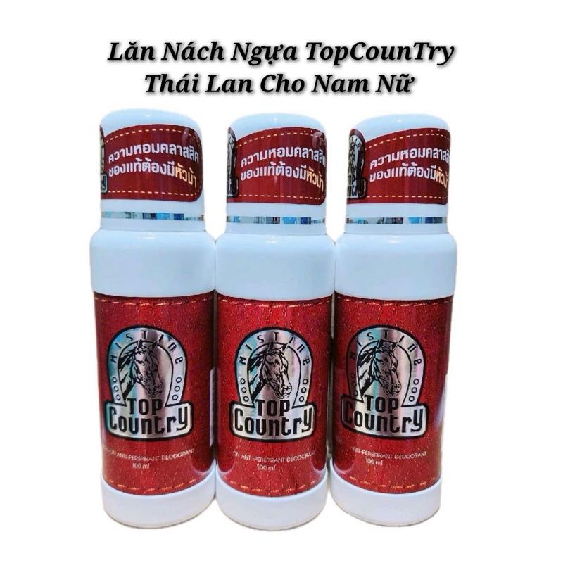 Lăn Nách Ngựa Topcoutry Thái Lan Khử Mùi , Khô Thoáng Thơm Hương Nước Hoa Cho Nam Nữ