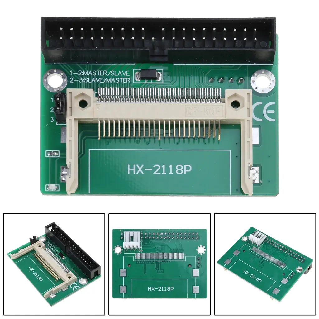 CF Compact Flash Card to 3.5" 40Pin Male IDE Adapter Card CF Memory Card to IDE Hard Disk Drive Converter Adapter