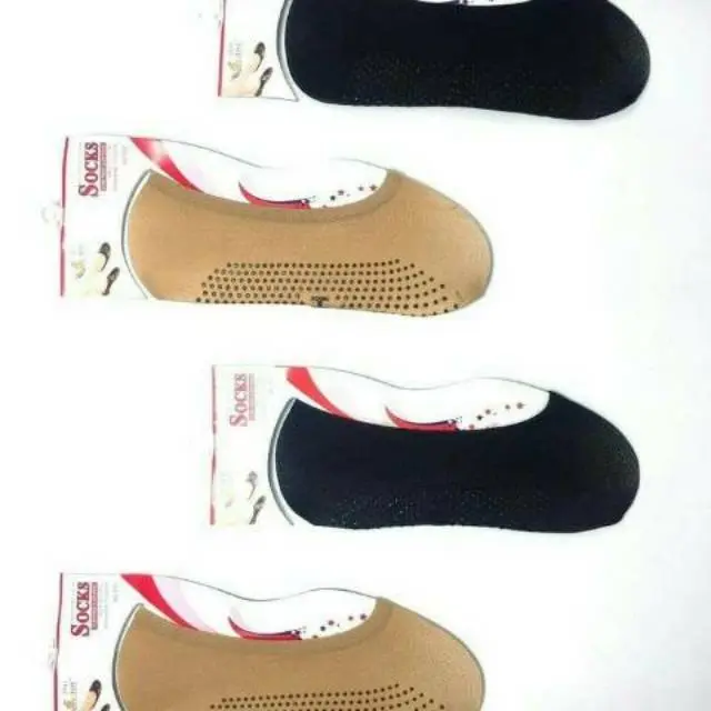 kaos kaki tapak murah meriah anti slip Nyaman Wanita Spandek Atas Lutut 0