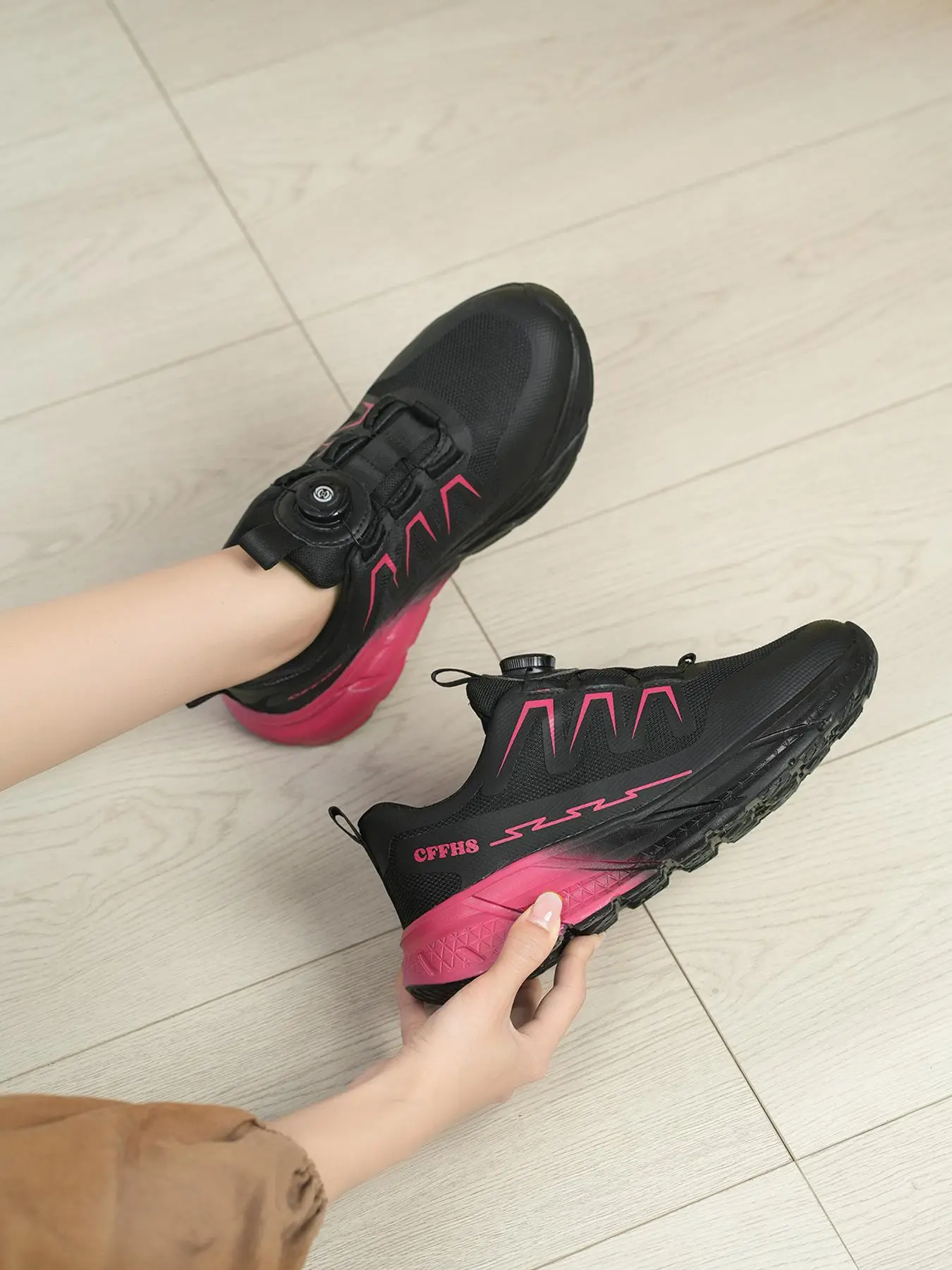 Women's Letter Print Walking Shoes, Casual Sporty Breathable Comfortable Shoes, Female All-match Round Toe Sports Shoes for Daily Wear