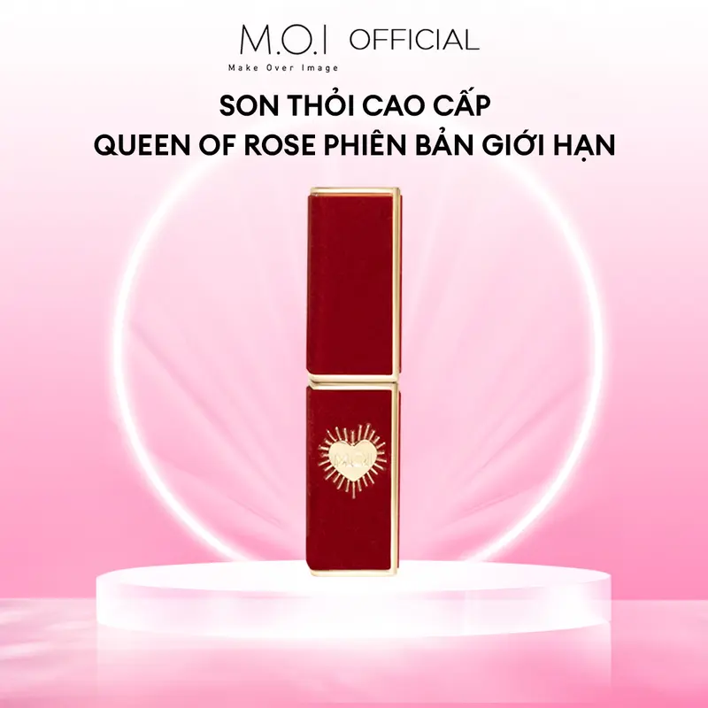 Son thỏi cao cấp Queen Of Rose Phiên bản giới hạn 2.7g 7
