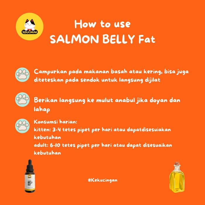 SALMON BELLY FAT Minyak Ikan Salmon Kekucingan 30 ml 1
